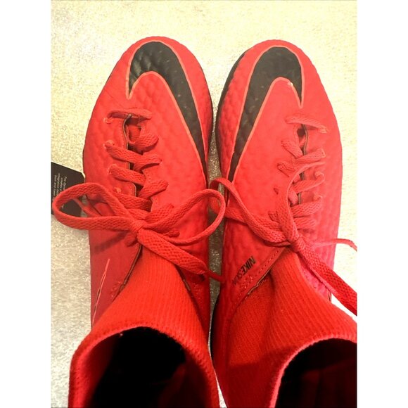 Nike Skin Hypervenom X Youth Turf Soccer Shoes Size 5Y Red / Black Excellent - Picture 15 of 15